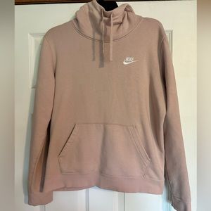 Dusty Pink Nike hooded sweatshirt